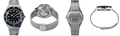 Timex Boutique Men's Lab Collab Silver-Tone Stainless Steel Bracelet Watch 40mm
